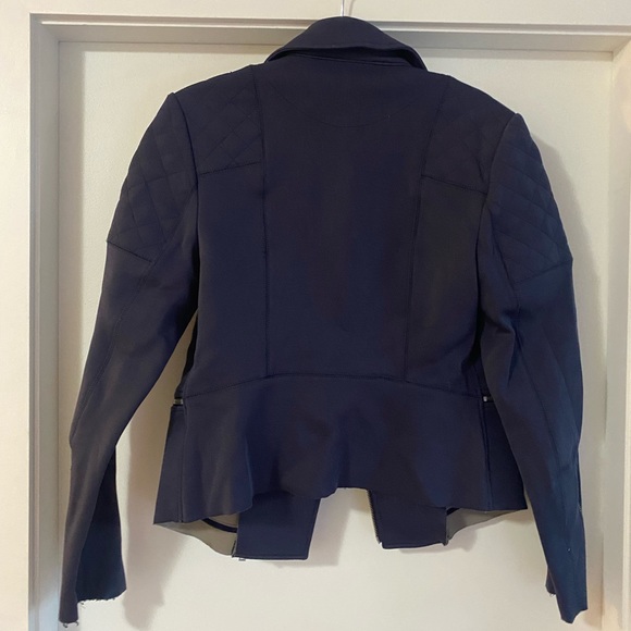 Aritzia - Wilfred Free Blue Moto Jacket - Picture 4 of 4